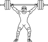 Weightlifter Pictures   Graphics   Illustrations   Clipart   Photos