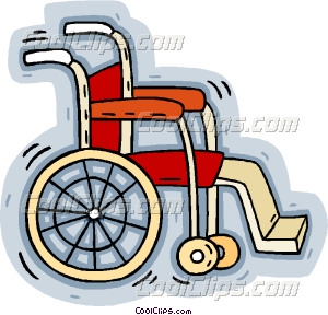 Wheelchair Vector Clip Art