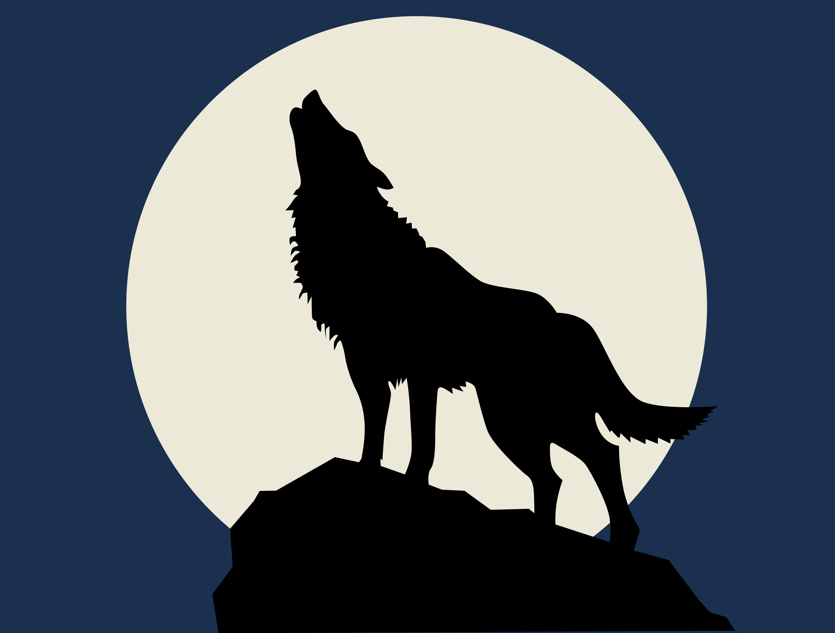 Wolf Howling At The Full Moon   One Writer S Way