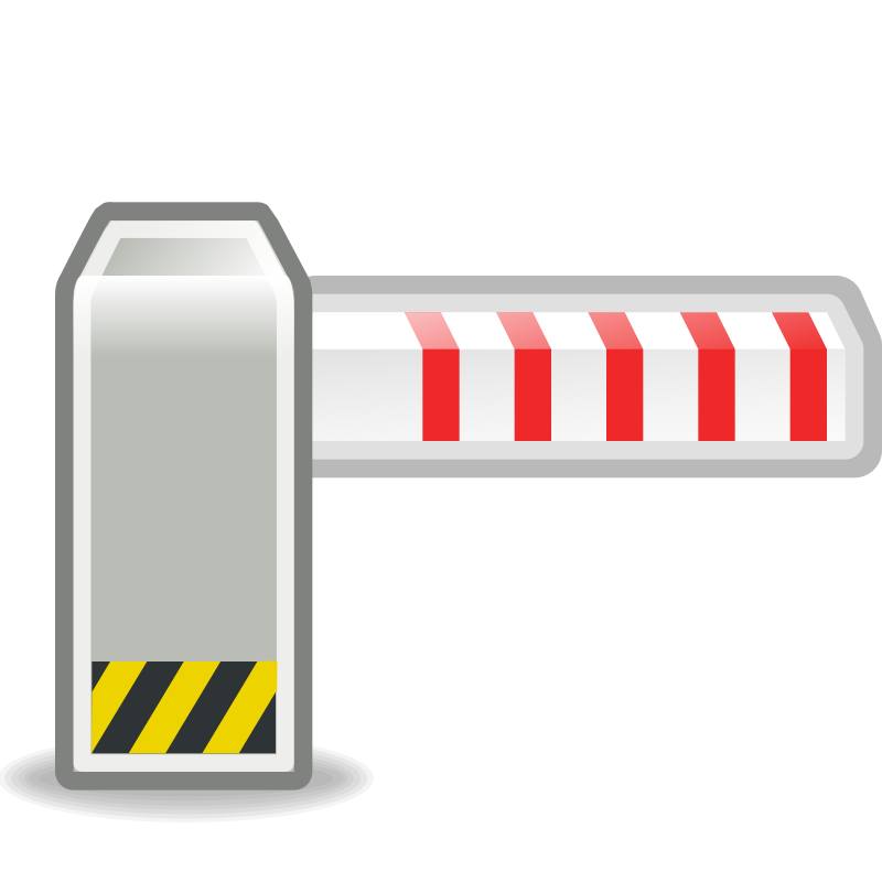 Barrier By Neoguiri   A Security Check Point Or Gate Icon