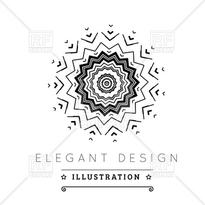 Black And White Circle Ornament 90033 Objects Download Royalty Free    