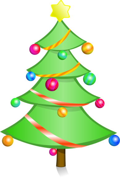 Christmas Tree Clipart 33506 Christmas Cli Of A Decorated Christmas