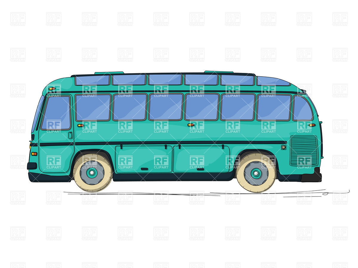     City Bus Cartoon Drawing 20517 Download Royalty Free Vector Clipart