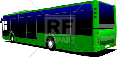 City Bus   Tourist Coach 52364 Download Royalty Free Vector Clipart    