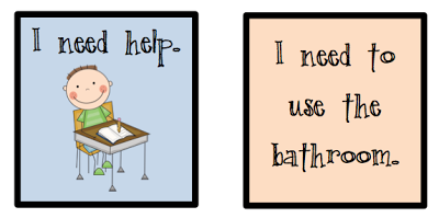 Classroom Freebies  Communication Cards For Students With Selective