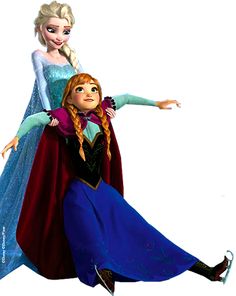 Elsa And Anna Ice Skating More