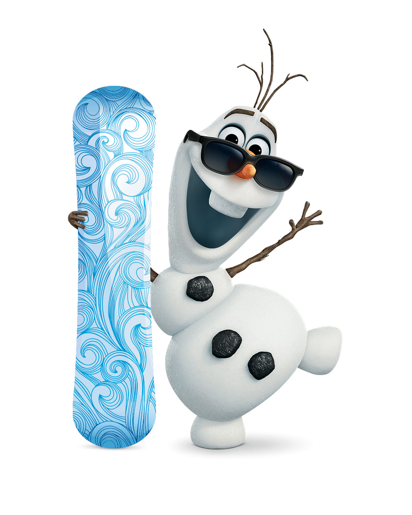 Frozen   Olaf Snowboarding