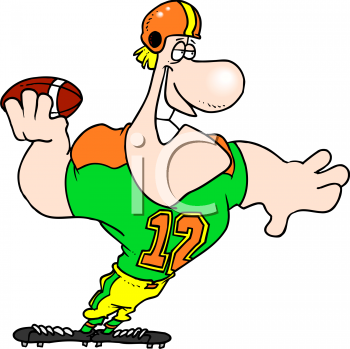 Muscle Football Player Clipart   Cliparthut   Free Clipart