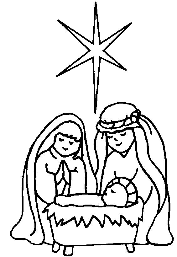 Nativity Clipart Black And White   Clipart Panda   Free Clipart Images
