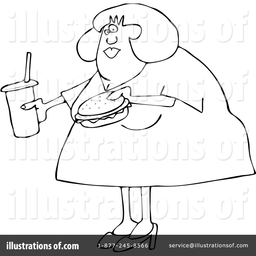 Obese Clipart  1093119 By Djart   Royalty Free  Rf  Stock    