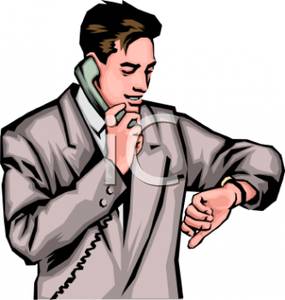 People Talking On The Phone Clipart