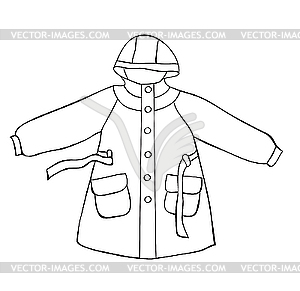 Rain Coat Clip Art Black And White Images   Pictures   Becuo