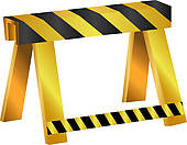 Safety Barrier Illustrations And Clipart  1250 Safety Barrier Royalty
