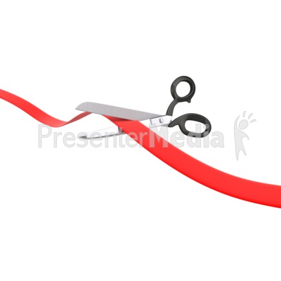 Scissors Clipping Red Ribbon   Home And Lifestyle   Great Clipart For    