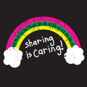 Sharing Is Caring  Hd Dvd Hex Code T Shirt