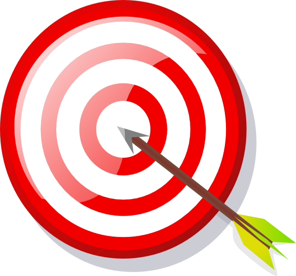 Target With Arrow Clip Art At Clker Com   Vector Clip Art Online