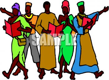 0511 1006 1603 1516 African People Singing Clipart Image Jpg