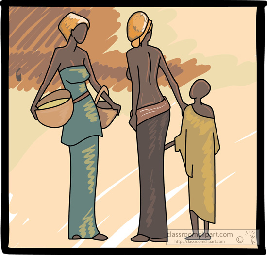 Africa   African People 14   Classroom Clipart