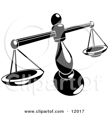 Balancing Weighing Scale Clipart Illustration By Geo Images  12017