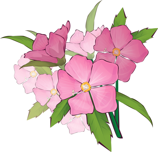 Bouquet Of Summer Flowers Clip Art