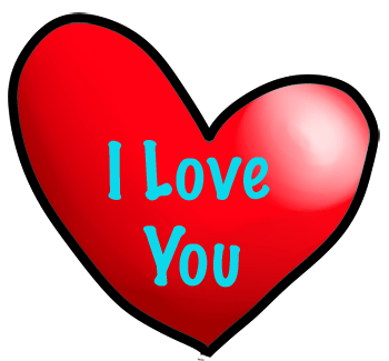 Cute Thank You Clipart Free Heart Clipart Valentine I Love You Heart    