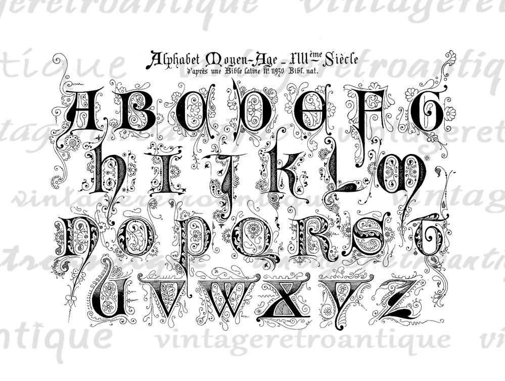 Free Fancy Alphabet Printable 2715   Graffiti Fancy Letters Style