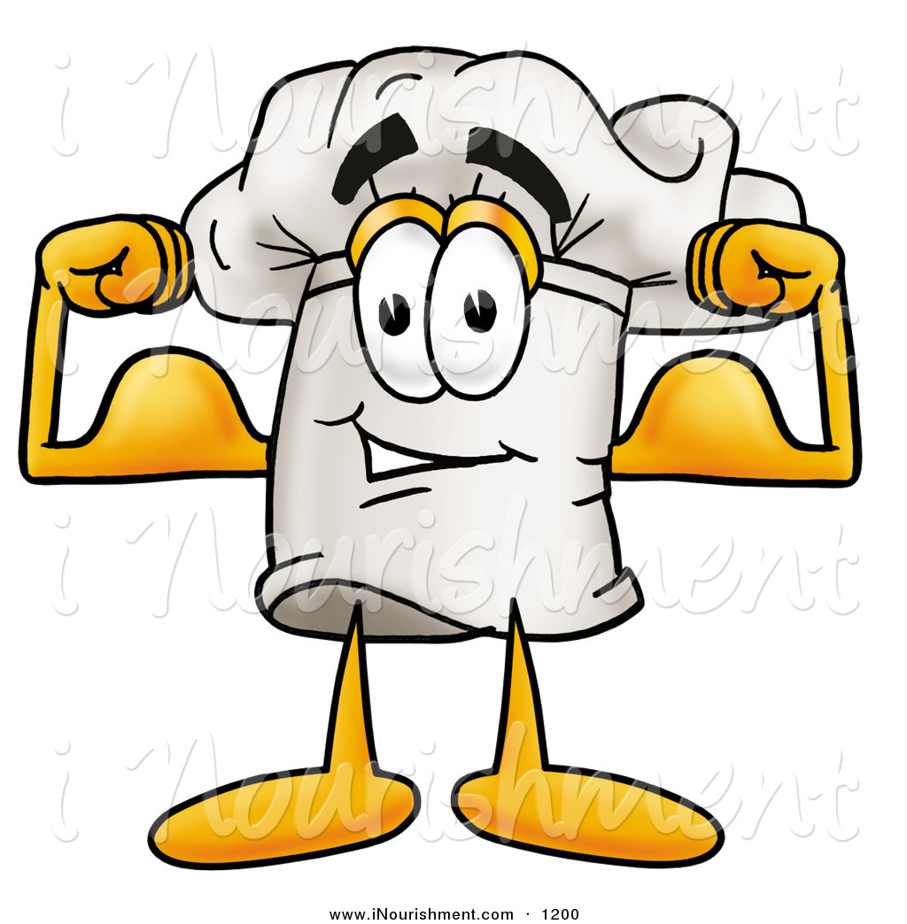Of Pizza Mascot Cartoon Character Flexing His Arm Muscles By Toons4biz