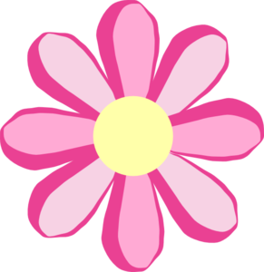Pink Flower Clip Art   Vector Clip Art Online Royalty Free