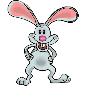 Rabbit  Happy Clipart Cliparts Of Rabbit  Happy Free Download  Wmf    