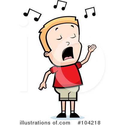 Singing Clipart  104218   Illustration By Cory Thoman