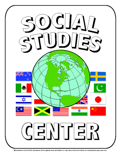 Social Studies Clip Art Http   Www Educationworld Com Tools Templates