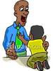African American Grandfather Clipart African American Dad Happy To