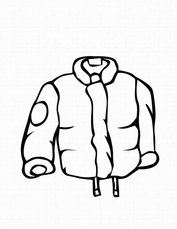 Animations A 2 Z   Coloring Pages Of Winter Clothing