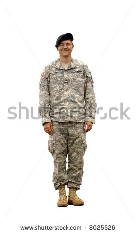 Army Soldier Uniform Clipart A Real U S  Army Soldier