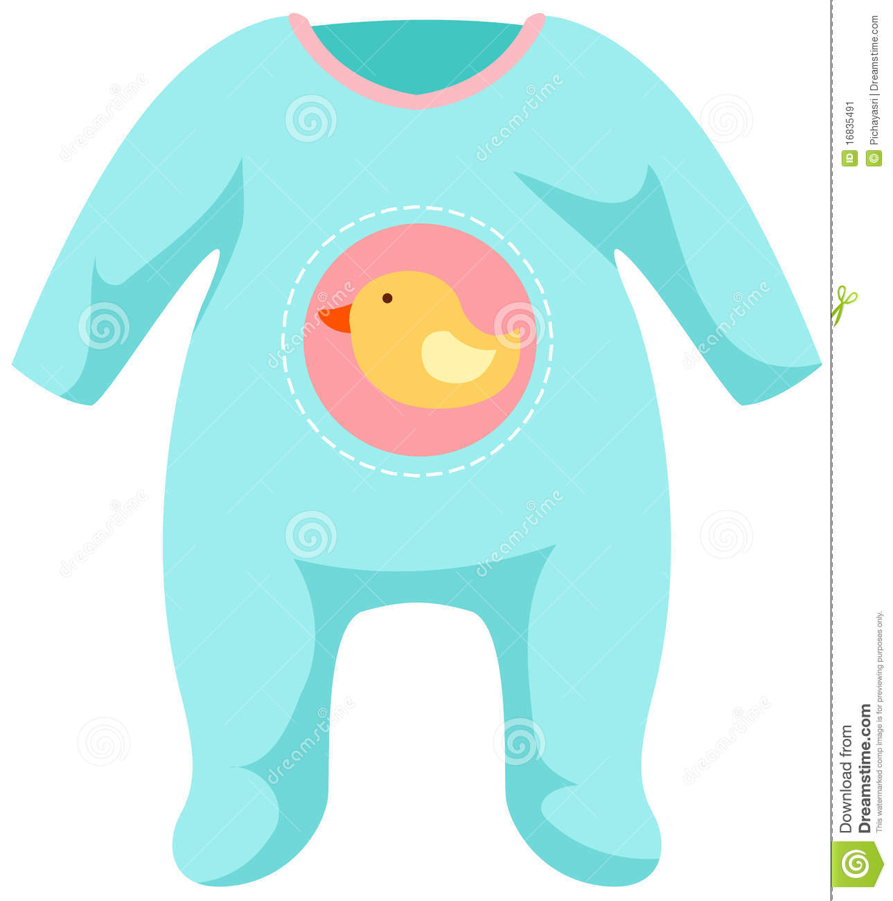 Baby Onesie Template Stock Image   Image  16835491
