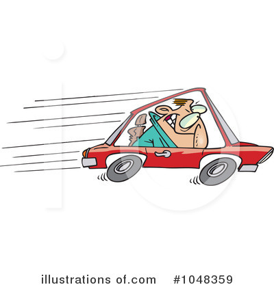 Car Driving Fast Clipart Royalty Free  Rf  Driver