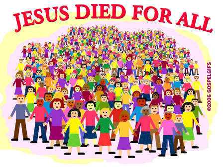 Clip Art Image  Jesus Died For All People Everywhere