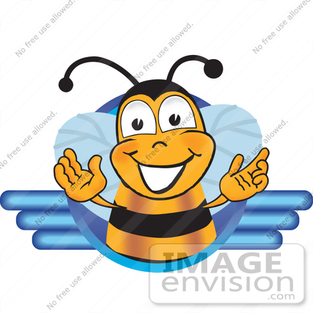 Clipart Cartoon Characters  Bee Cartoon Character Logo