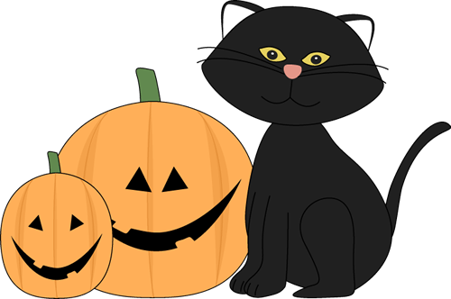 Halloween Clipart Halloween Black Cat Jackolantern Png