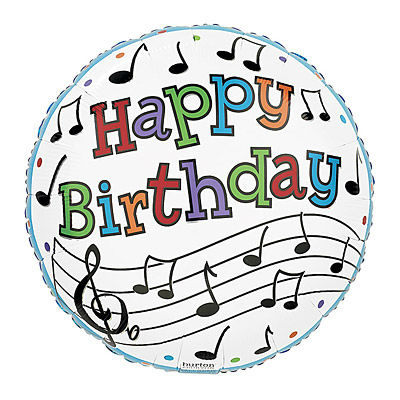 Happy Birthday Music Notes Clipart   Free Clip Art Images