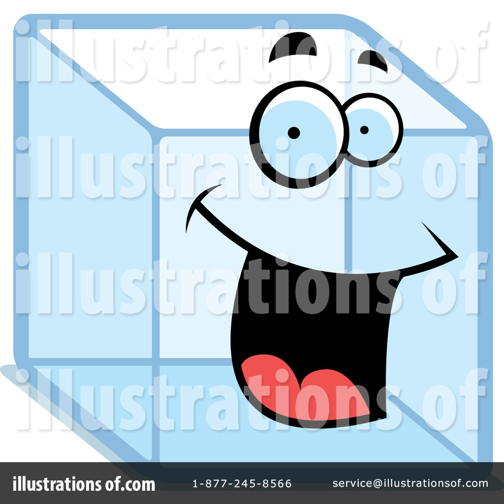 Royalty Free  Rf  Ice Cube Clipart Illustration By Cory Thoman   Stock