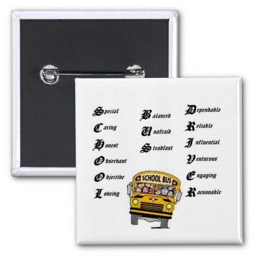 School Bus Driver Thumbnailca56f3f0clip Art Buttons   Zazzle