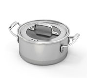 Stainless Steel Pan For Cooking Stock Photos