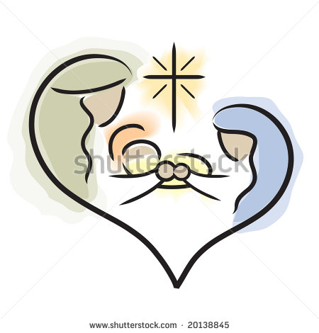 Vector Image Of Holy Family   Nativity   20138845   Shutterstock
