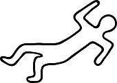 And Stock Art  1612 Dead Body Illustration And Vector Eps Clipart