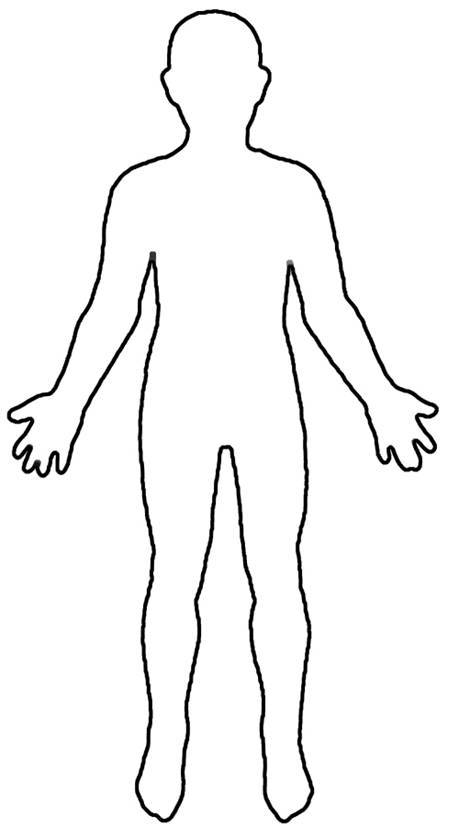 Child Body Outline Clipart Child Body Outline Clipart