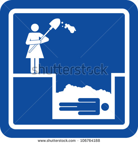 Clip Art Illustration Styled Like A Universal Sign Showing A Woman
