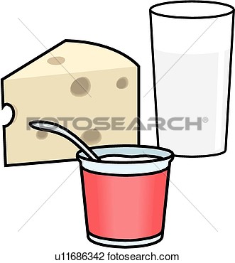 Clipart Of Dairy Food Group U11686342   Search Clip Art Illustration