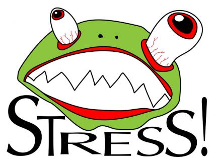 Funny Stressful Clipart