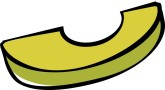 Guacamole Clipart Avocado Slice Clipart